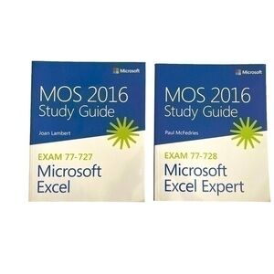 MOS 2016 Study Guides—Microsoft Excel & Microsoft Excel Expert